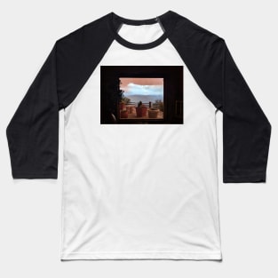 Thunderstorm through a Window Baseball T-Shirt